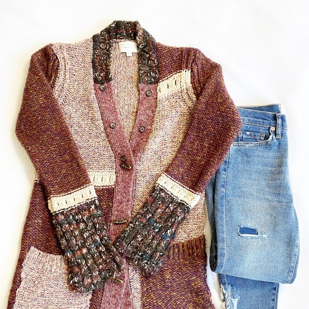 Anthropologie Angel of the North Sitka Cardigan